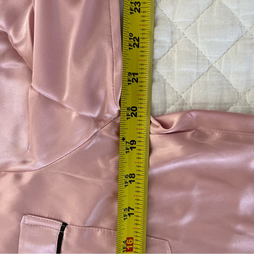 LONXU Medium pink silk pajama set **LUXURIOUS WASHABLE SILK NWT** - Picture 8 of 13